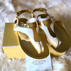 Michael Kors Golden Sandals